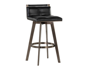 Arizona Swivel Barstool - Castillo Black 106559 Sunpan