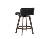 Arizona Swivel Counter Stool - Castillo Black 106560 Sunpan