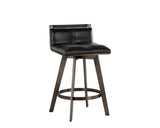 Arizona Swivel Counter Stool - Castillo Black 106560 Sunpan