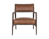 Damien Lounge Chair - Vintage Caramel Leather 106562 Sunpan