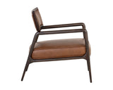 Damien Lounge Chair - Vintage Caramel Leather 106562 Sunpan