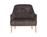 Cameron Lounge Chair - Nono Shitake 106596 Sunpan