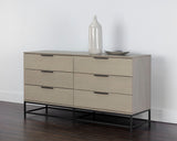 Rebel Dresser - Small - Black - Taupe 106615 Sunpan