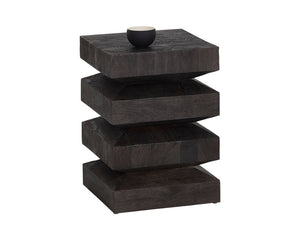 Cormac End Table - Dark Brown 106639 Sunpan