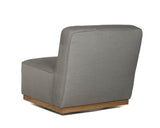 Carbonia Swivel Lounge Chair - Palazzo Taupe 106657 Sunpan