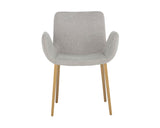 Lucano Dining Armchair - Belfast Heather Grey 106694 Sunpan