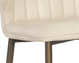 Clinton Dining Chair - Bronze - Bravo Cream 106695 Sunpan