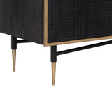 Markwood Sideboard - Brass - Dark Brown 106696 Sunpan