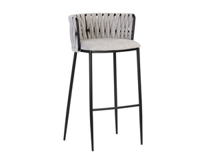 Sarai Barstool - Belfast Heather Grey 106729 Sunpan