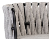 Sarai Barstool - Belfast Heather Grey 106729 Sunpan