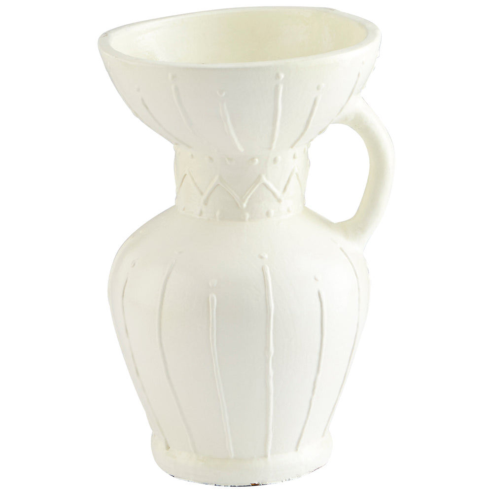 Ravine Vase White 10673 Cyan Design