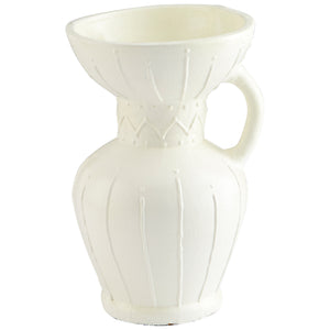 Ravine Vase White 10673 Cyan Design