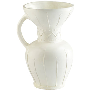 Ravine Vase White 10674 Cyan Design