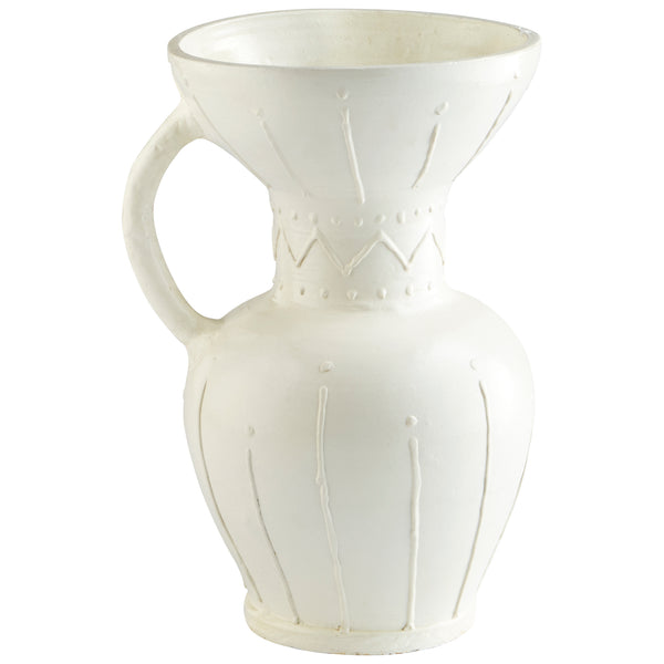 Ravine Vase White 10674 Cyan Design