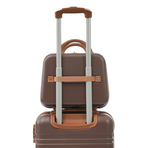 English Elm Hardshell 3 Piece Abs Luggage Set with Tsa Lock Spinner Wheels and Cosmetic Case N732P171585O