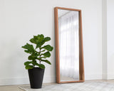 Fresno Floor Mirror - Narrow - Natural 106756 Sunpan