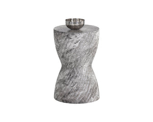 Cara End Table - Marble Look - Grey 106775 Sunpan