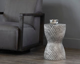 Cara End Table - Marble Look - Grey 106775 Sunpan