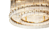 Kore Chandelier - Small - Brass - Clear 106785 Sunpan