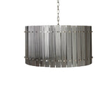 Kore Chandelier - Small - Nickel - Smoke Grey 106786 Sunpan