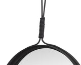 Delia Wall Mirror - Small - Black 106816 Sunpan