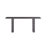 Rebel Console Table - Grey Marble / Charcoal Grey 106828 Sunpan