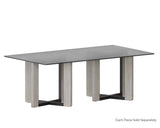 Rejane Dining Table Base - Black - Taupe 106918 Sunpan