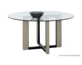 Rejane Dining Table Base - Black - Taupe 106918 Sunpan