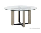 Rejane Dining Table Base - Black - Taupe 106918 Sunpan