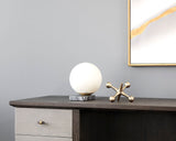 Elara Table Lamp - Grey Marble 106972 Sunpan