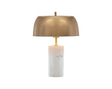 Aludra Table Lamp - White Marble - Gold 106980 Sunpan