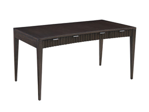 Lexington Sligh Jasper Writing Desk - Stylish Transitional Design With Storage, Dark Walnut Finish & Unique Details Dark Brown Wood 106-410