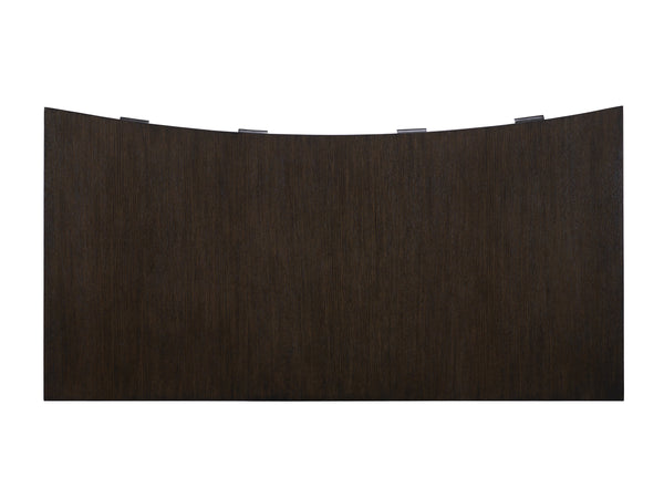 Lexington Sligh Jasper Writing Desk - Stylish Transitional Design With Storage, Dark Walnut Finish & Unique Details Dark Brown Wood 106-410