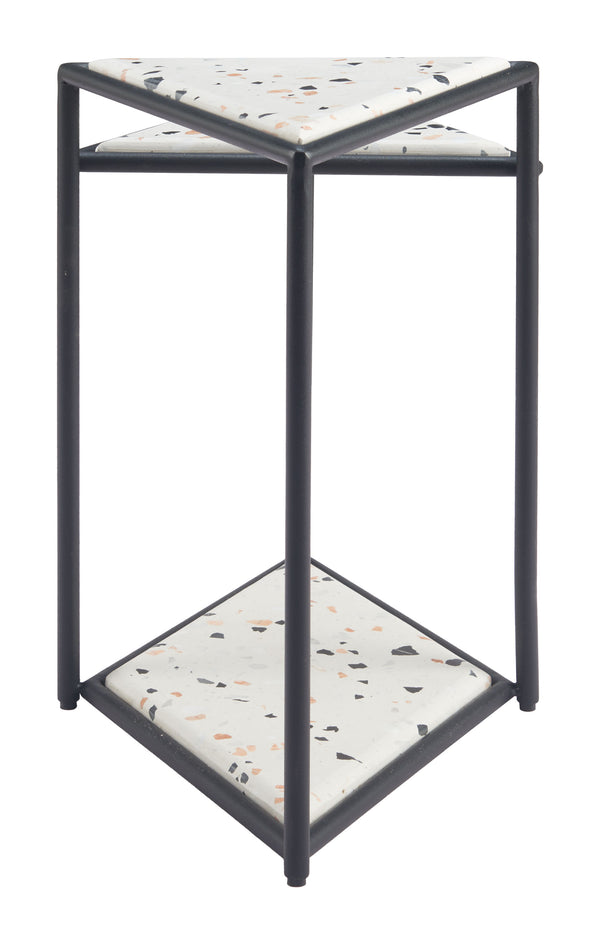 Zuo Modern Miste Side Table Set Of 3 - Versatile Multicolor Nesting Tables With Modern Style & Durability Multicolor Stone,Steel 110325-zuo-modern