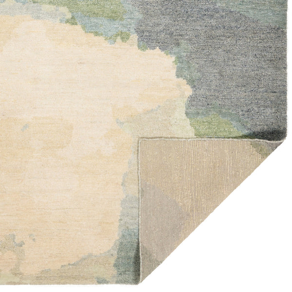 Capel Rugs Aquarelles Hand-knotted Area Rug Collection Inspired By French Impressionism For Timeless Elegance Verte, Gray 100% Silk Pile 1070rs09001200230