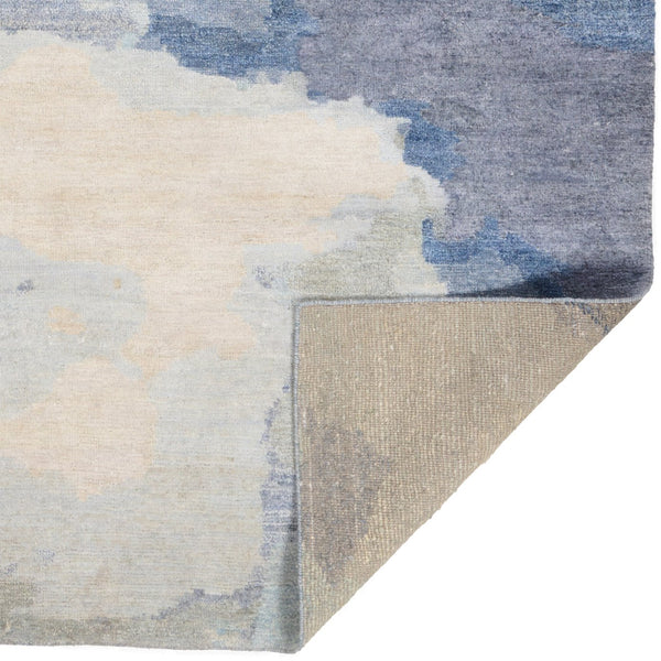 Capel Rugs Aquarelles Hand-knotted Area Rug Collection Inspired By French Impressionism For Timeless Elegance Bleu, Gray 100% Silk Pile 1070rs09001200440