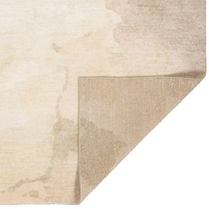 Capel Rugs Aquarelles Hand-knotted Area Rug Collection Inspired By French Impressionism For Timeless Elegance Blanc, Gold 100% Silk Pile 1070rs05000800650