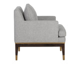 Beckette Lounge Chair - Belfast Heather Grey 107001 Sunpan