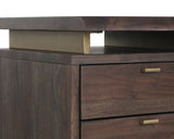 Lewis Desk - Dark Brown 107009 Sunpan