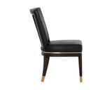 Alister Dining Chair - Bravo Black / Abbington Black 107018 Sunpan