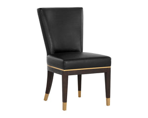 Alister Dining Chair - Bravo Black / Abbington Black 107018 Sunpan