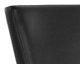 Alister Dining Chair - Bravo Black / Abbington Black 107018 Sunpan