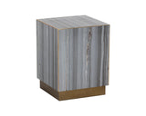 Daines End Table - Grey Marble 107024 Sunpan