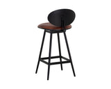 Ember Swivel Counter Stool - Bravo Cognac 107066 Sunpan