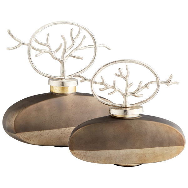 Cyan Design Round Viewleaf Sculpture 10706