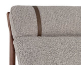 Elanor Lounge Chair - Walnut - Altro Cappuccino 107099 Sunpan