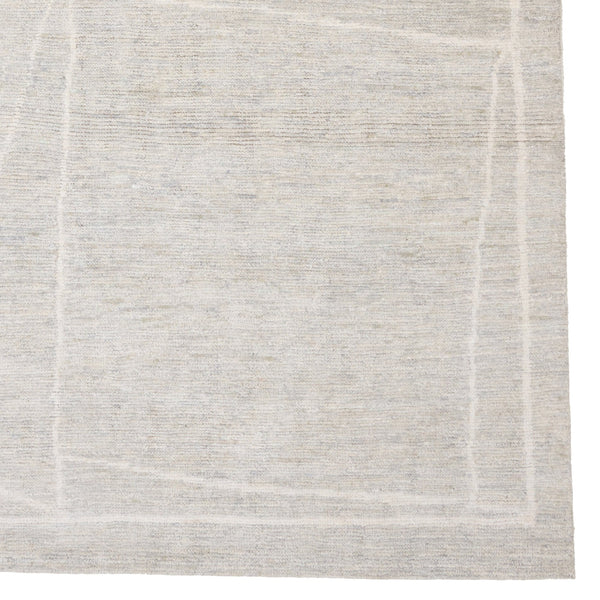 Capel Rugs Graylen Luxurious Hand-knotted Silk Rug With Modern Linear Design For Elegant Home Interiors Grey Stone, Ivory 100% Silk Pile 1071rs07060906300