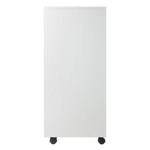 Winsome Wood Halifax Multi-storage Mobile Cabinet With Bins & Drawers - Versatile Organizer For Any Space White Composite Wood 10719-winsome-wood