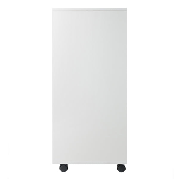 Winsome Wood Halifax Multi-storage Mobile Cabinet With Bins & Drawers - Versatile Organizer For Any Space White Composite Wood 10719-winsome-wood