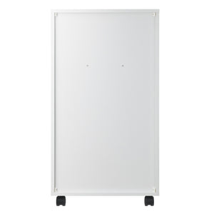 Winsome Wood Halifax Multi-storage Mobile Cabinet With Bins & Drawers - Versatile Organizer For Any Space White Composite Wood 10719-winsome-wood